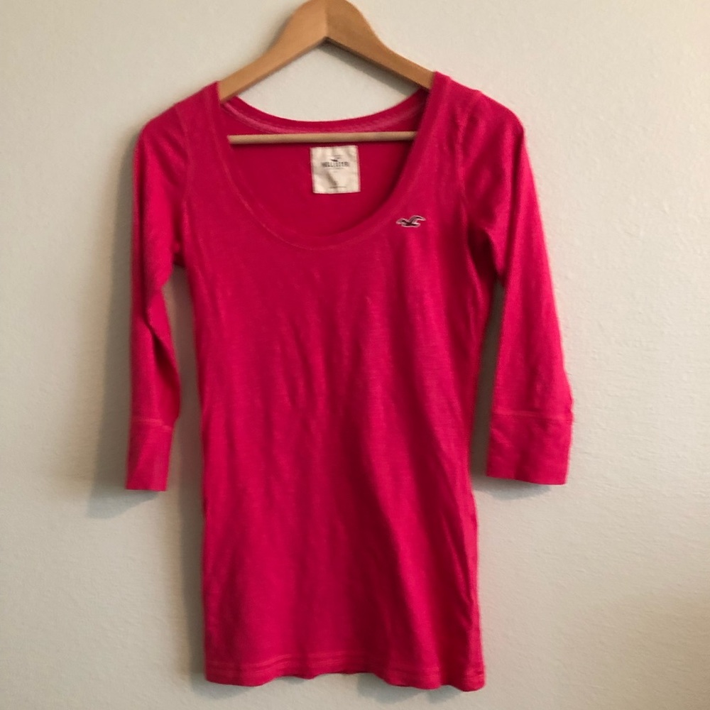 Hollister 3/4 sleeve shirt